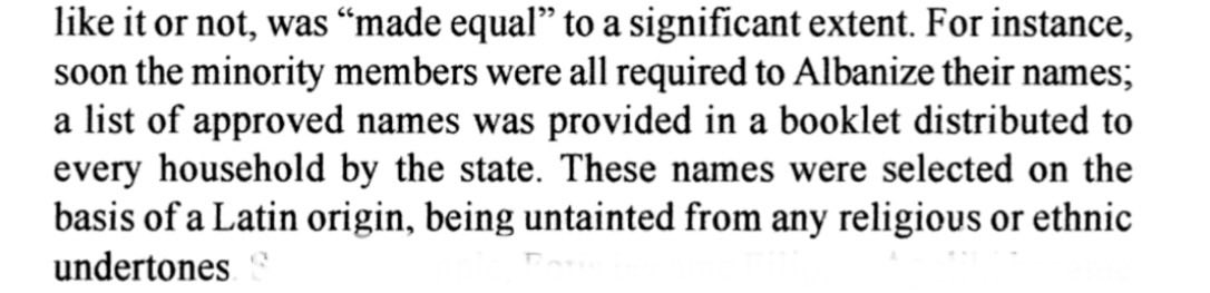 igorinparis's tweet photo. Under Albania’s communist regime, Serb-Montenegrins were forbidden from using Serbian names, especially family names with the traditional Serbian suffix.

After the 1981 Kosovo protests, Serbs in Albania faced increased harassment and pressure to leave. https://t.co/kAxhiVVhSj