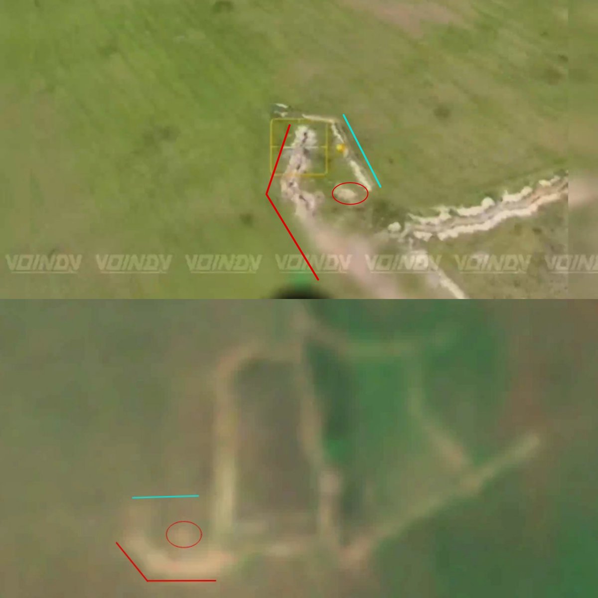 juss_men's tweet photo. RU 1st Separate USB hit UA position, W of Zaliznychne 
📍All strikes: ~ 47.63967, 36.11479
Source: https://t.co/9WGmPnY9im

@UAControlMap @GeoConfirmed 

And for the information of administrator VoinDV: it’s not exactly west of Dolynka)) https://t.co/ouXG4kSaNN
