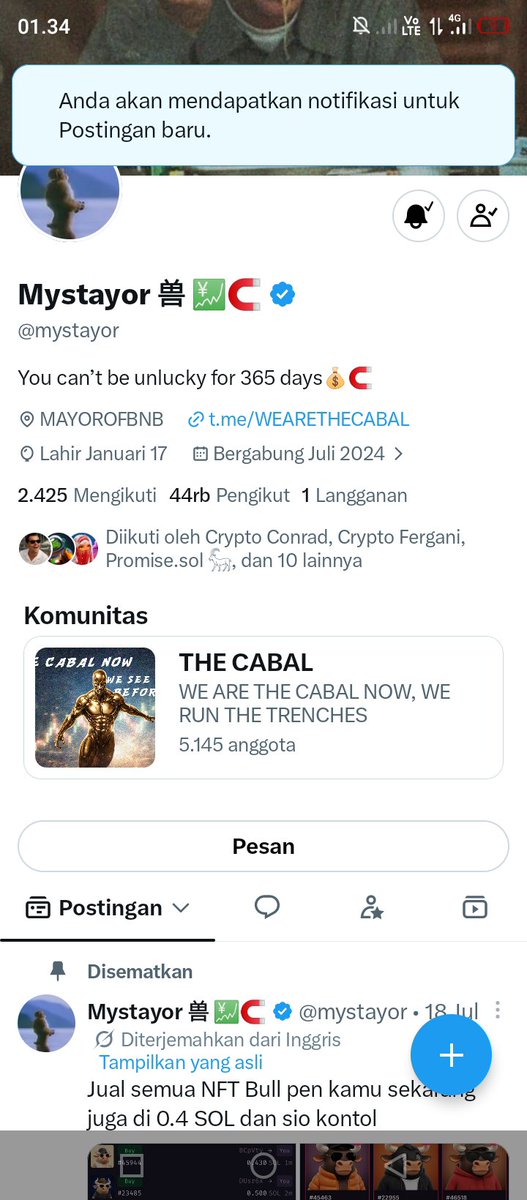 alfan0902's tweet photo. @mystayor @serenaonchain AUdrjhw5j9tisyBNN92NvBfpg15PTHKP4ULYXC7EPngh https://t.co/KqijIzImtw