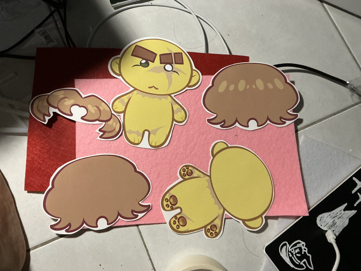 theastralschlr's tweet photo. Making a plush for @snipesnbuns 

Give me a printer and Im unstoppable https://t.co/CJJwJcUDGR