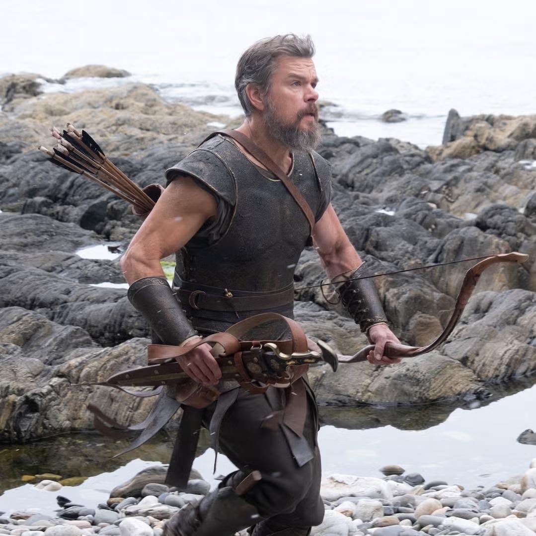 ShelbysFade's tweet photo. Did you notice that Odysseus never smiled throughout the entire show?? Not even when he returned Home 

Throughout the epic, he’s usually calculating, grieving, or hiding his emotions. Genuine joy is surprisingly scarce…. https://t.co/FTuMwYk3iB