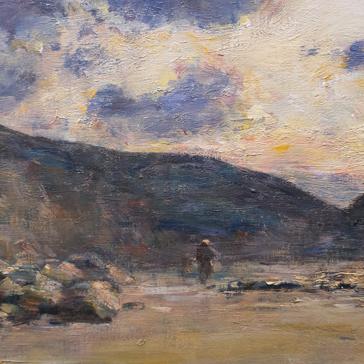 kurubiryol's tweet photo. Eugène Boudin, Çekilen Deniz, 1890-1895 https://t.co/RtrUXYp60v