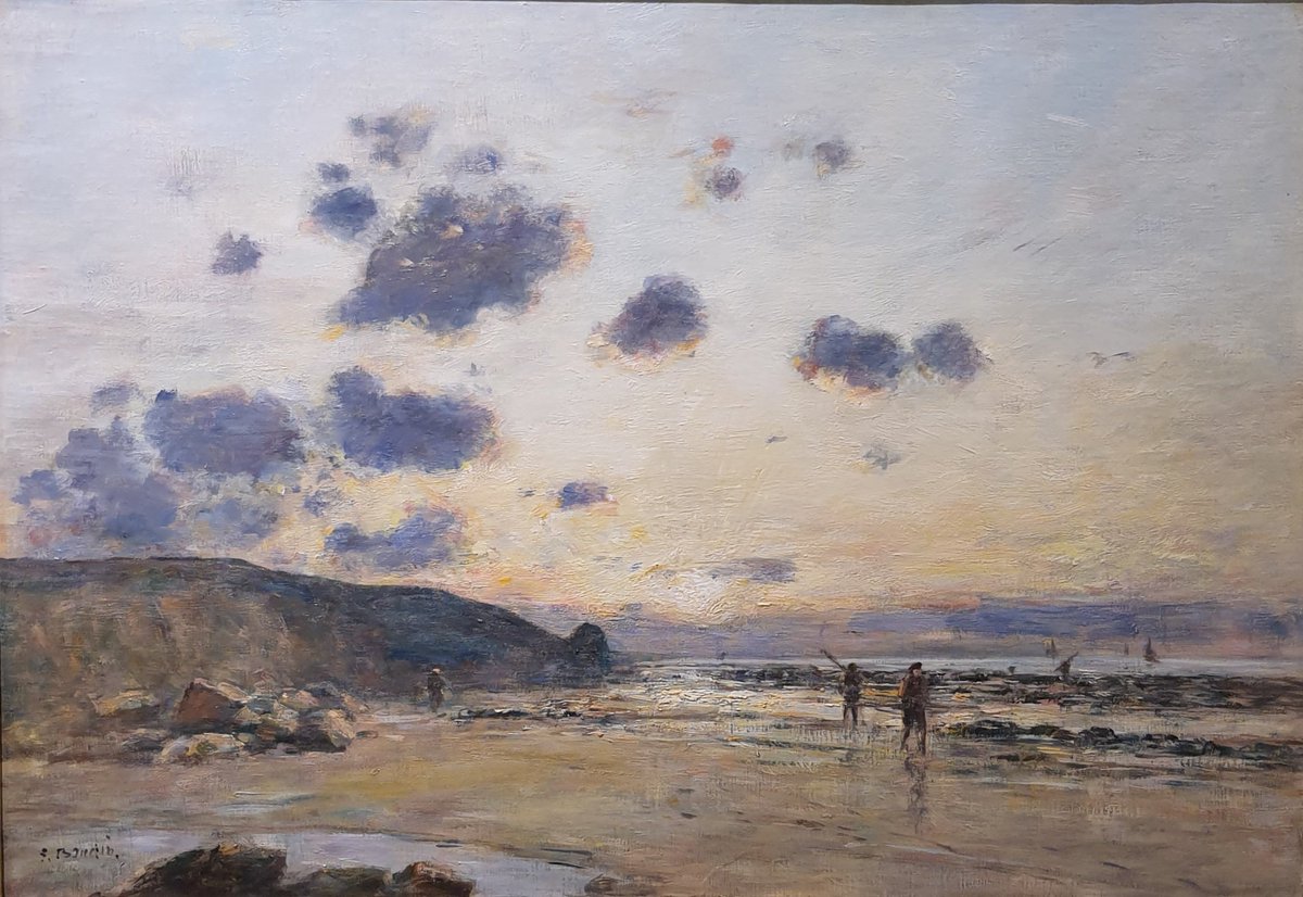 kurubiryol's tweet photo. Eugène Boudin, Çekilen Deniz, 1890-1895 https://t.co/RtrUXYp60v