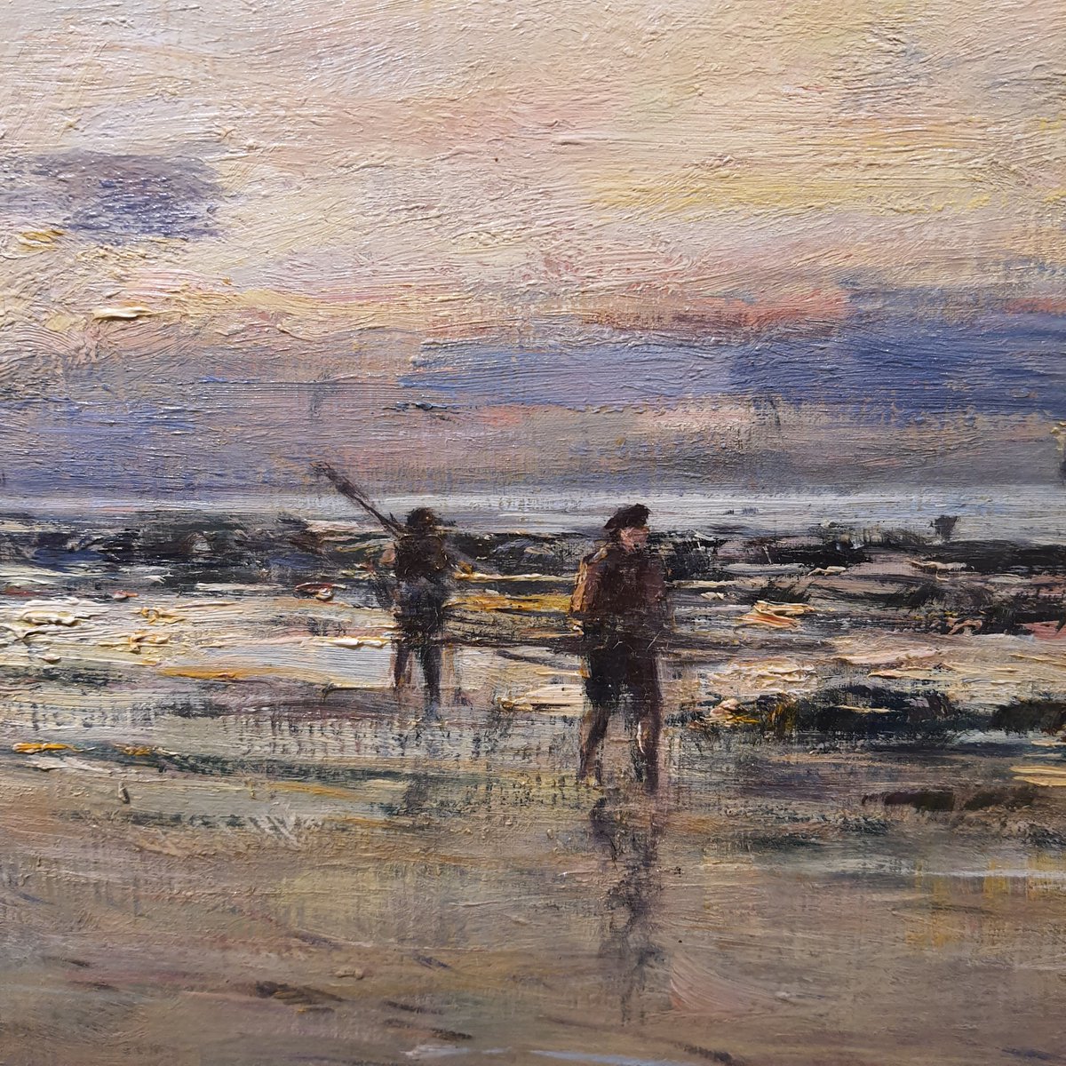kurubiryol's tweet photo. Eugène Boudin, Çekilen Deniz, 1890-1895 https://t.co/RtrUXYp60v