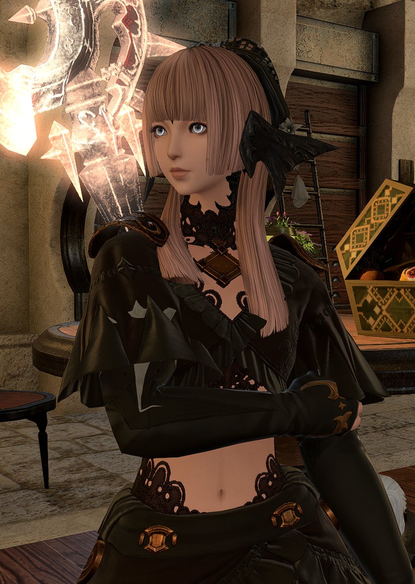 Flufflaxis's tweet photo. i haven't had this hairstyle on my character in so long https://t.co/YTBorrmcFy