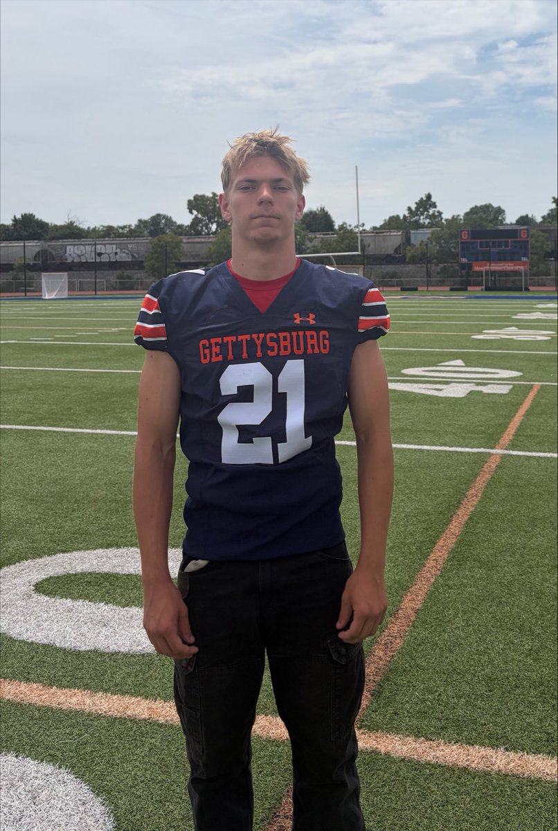 JeffreyBell_lll's tweet photo. Had a great time seeing the campus of Gettysburg. Love the mentality and direction of the football program. Enjoyed talking to @CoachMallardGC and @Coach__Marks looking forward to our next step. @CoachBrock_504 @SMAC_Football @ChopticonFB https://t.co/o5emMpbWot