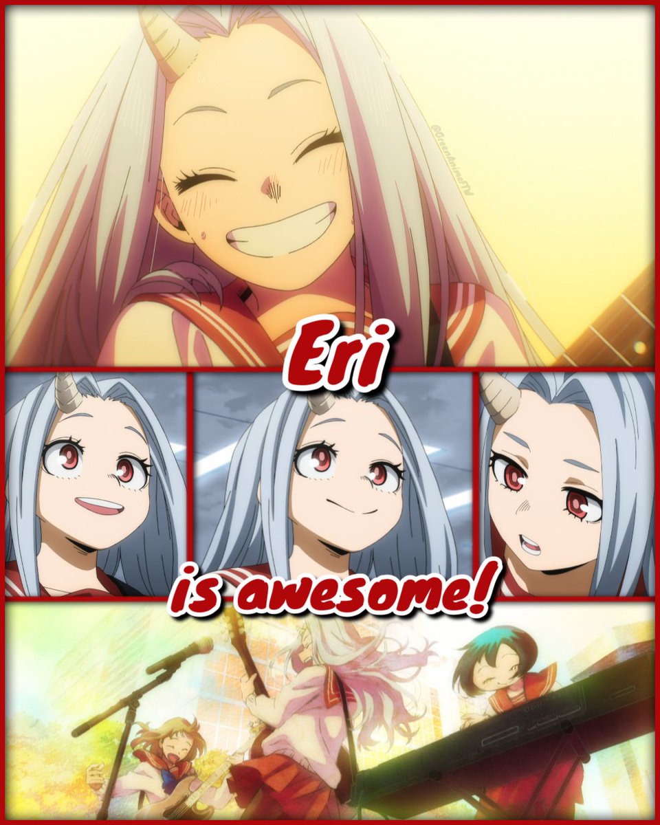 GreenAnimeFTW's tweet photo. Eri is awesome!
▬▬▬▬▬▬▬▬
#eri #mhaeri #erimha #myheroacademia #mha #anime #animefan #bokunoheroacademia #bnha https://t.co/gpnnnoKZEc