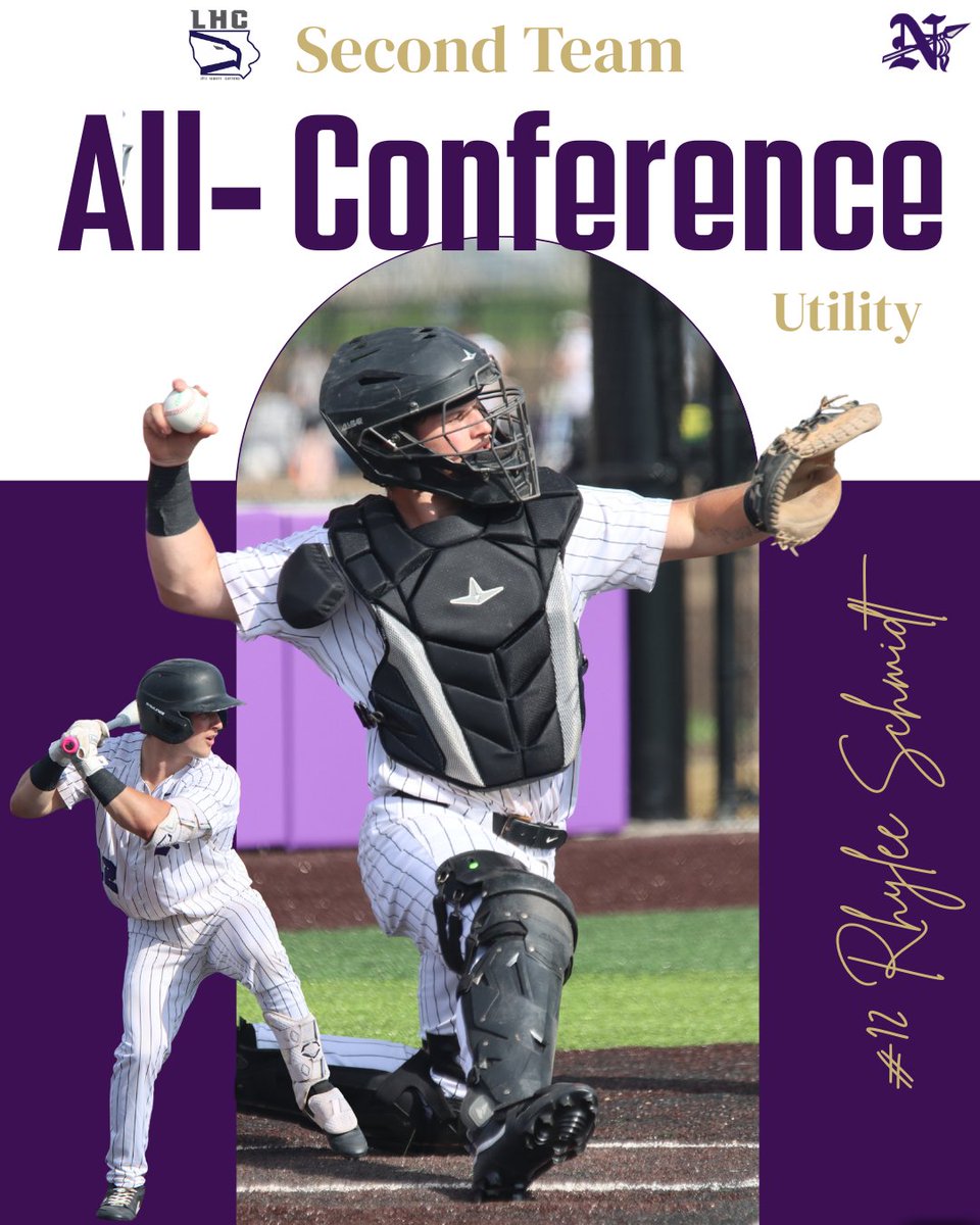 Norwalk_Pride's tweet photo. ⚾️Congratulations to our LHC All-Conference selections from the Norwalk Baseball Team! @Norwalk_Bball 

Second Team All-Conference:
Colton Moore
Ashton Hans
Rhylee Schmidt https://t.co/TiEkyNdkmW