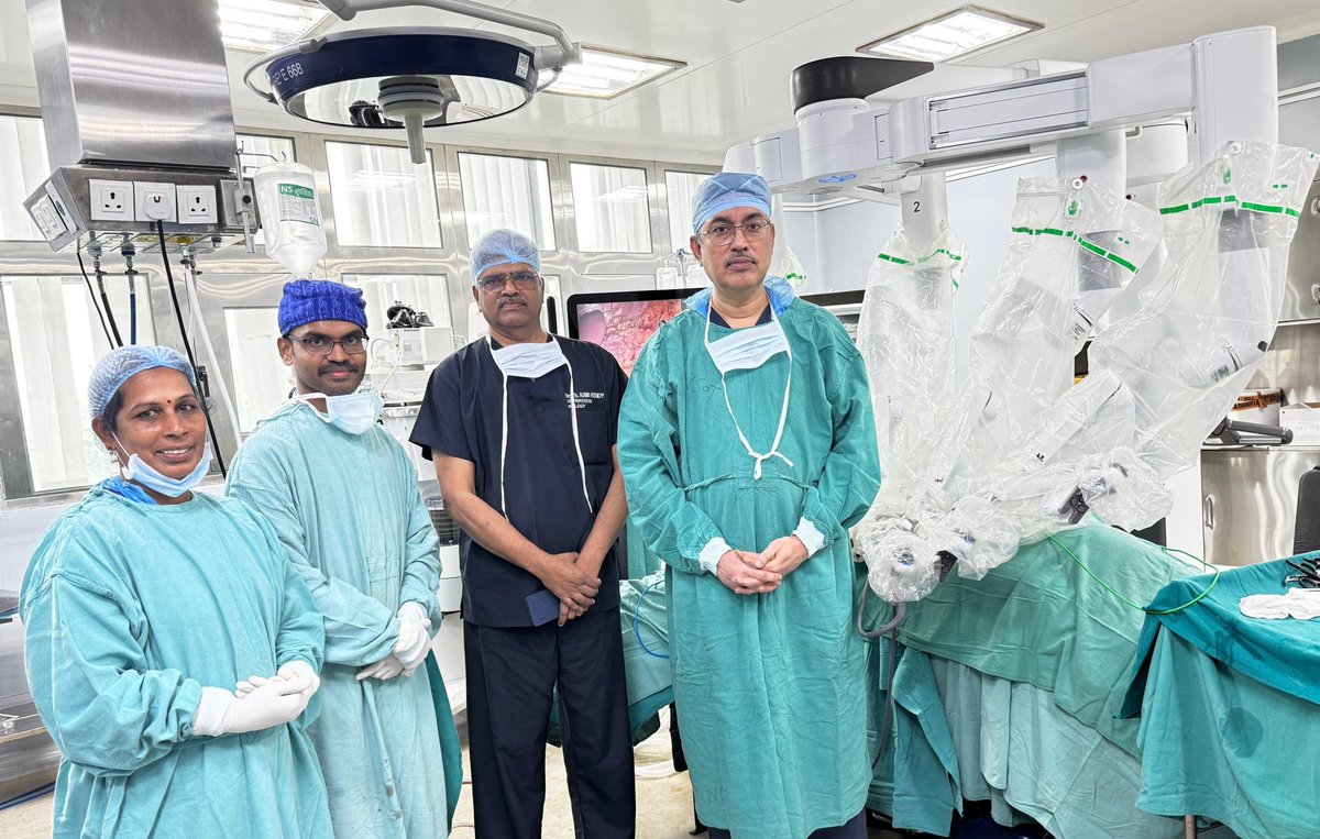 jsuryareddy's tweet photo. State run NIMS Completes 1,000 Robotic Surgeries in 3 years
The Nizam's Institute of Medical Sciences (#NIMS ), #Hyderabad , has completed 1,000 #RoboticSurgeries in less than three years since launching its robotic surgery programme, with more than 90% of the procedures performed free of cost under the Aarogyasri and Chief Minister's Relief Fund (CMRF) schemes.
According to NIMS, the surgeries included 590 procedures by the Urology Department, 248 by the Surgical Gastroenterology Department and 162 by the Surgical Oncology Department. The operations covered complex conditions involving the prostate, urinary bladder, kidney, liver, pancreas, intestines, uterus and ovaries, including several cancer surgeries.
NIMS Director Prof. Dr Rahul Devaraj said the institute had made advanced robotic surgery accessible to common people through government-funded healthcare schemes. He credited the achievement to the combined efforts of surgeons, anaesthesiologists, nursing staff, operation theatre teams and other supporting departments.
Health Minister Damodar Rajanarasimha congratulated the NIMS team on achieving the milestone. He said the institute's completion of 2,000 kidney transplant surgeries recently, followed by 1,000 robotic surgeries, reflects the growing capabilities of Telangana's public healthcare system.
The minister said NIMS had earlier performed South India's first robotic kidney transplant in the government sector and has emerged as one of the country's leading organ transplant centres.
He added that the state government is expanding robotic surgery services across public hospitals. Besides NIMS, robotic surgeries are being conducted at MNJ Cancer Hospital, while advanced robotic operation theatres are planned for the upcoming TIMS hospitals, Gandhi Hospital and the new Osmania General Hospital.
Dr Rahul Devaraj said making over 90% of robotic surgeries free through Aarogyasri and CMRF had enabled economically weaker patients to access expensive, technology-driven surgical care that would otherwise be unaffordable. He said NIMS remains committed to expanding access to advanced treatment for poor and middle-class patients.