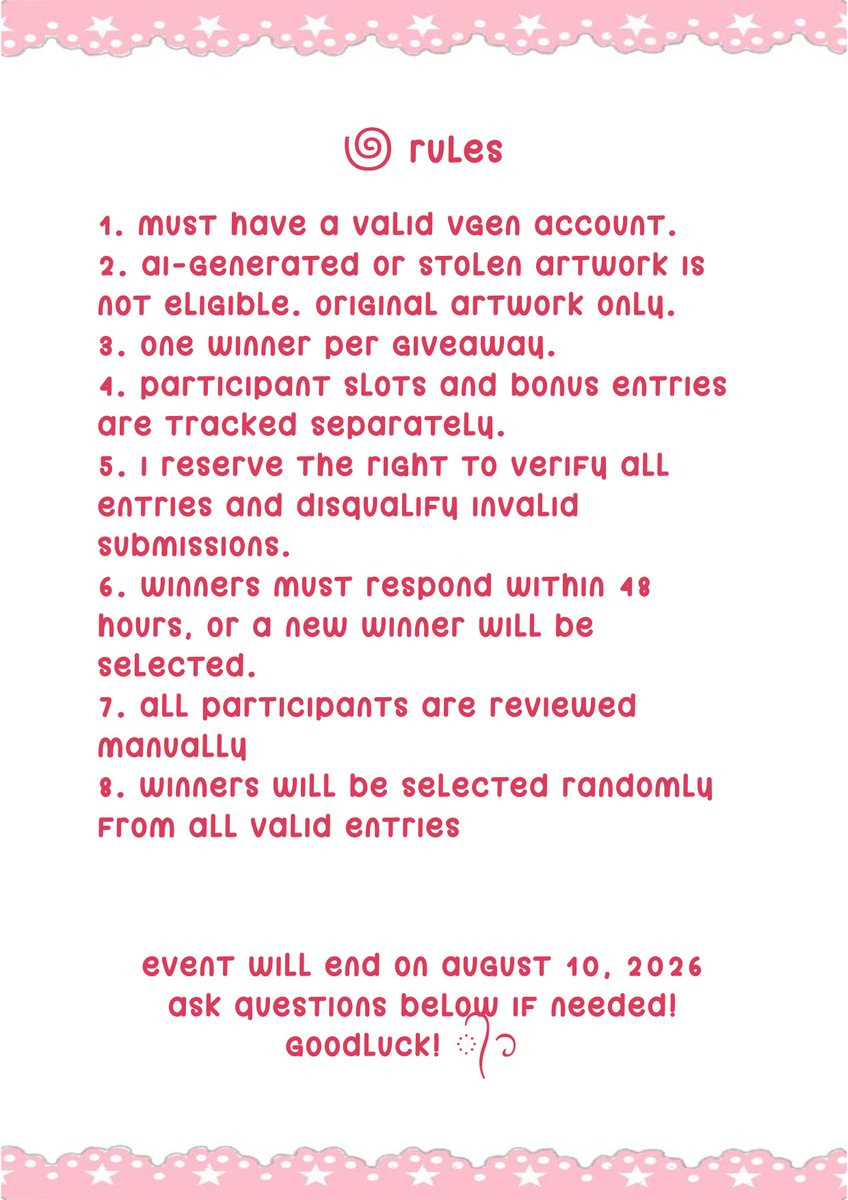Yveazz's tweet photo. 𝑽𝑮𝑬𝑵 𝑪𝑶𝑫𝑬 𝑮𝑰𝑽𝑬𝑨𝑾𝑨𝒀 ᨳଓ
Haiie everyone! I actually received my Verified Artist Badge, to celebrate this milestone, I'll be giving away VGen Artist Codes! 

More info below! kinda rushed sorry xd
 #Vgen #Vgencode #giveaway #smallartist #art #vgencomm #vgencomms https://t.co/LJpxslYleT