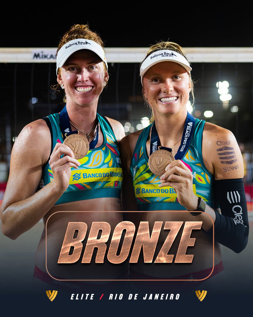 BeachVBWorld's tweet photo. #BeachProTourRio CROWNED IN RIO! ๐ณ๐ฑ๐ง๐ท๐บ๐ธ
โThree unstoppable teams. Three well-deserved medals on the Brazilian sand! ๐ฅ๐ฅ๐ฅ
โ๐ณ๐ฑ Stam / Schoon
๐ง๐ท Carol / Rebecca
๐บ๐ธ Kraft / Cheng
โ
โ๐บ Catch the full replay on VBTV: https://t.co/ZaDsh2unAX
โ๐ #BeachVolleyball #BeachProTour https://t.co/AyyP9hORqp