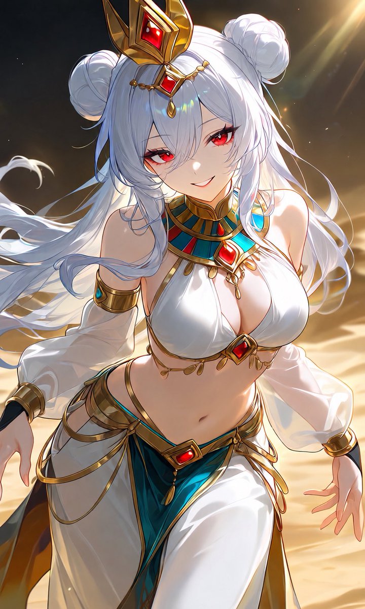 TR4_Diana's tweet photo. You look exhausted, traveler.. come rest beneath the palms. The shade is gentle, and I’ll make sure your journey is forgotten~ for a little while..

Don’t mind how the oasis never seems to grow closer. Don’t question why no one else is here. Just keep following my voice✨ https://t.co/RPiURncCPZ
