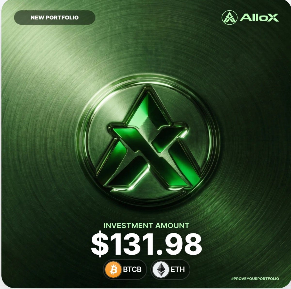 Ali_hamza_231's tweet photo. Portfolio locked in at $132.98 live via @alloxdotai

Honored to ride with the #ProveYourPortfolio movement.
Still day one vibes but the momentum feels unstoppable.
 Let’s go create something legendary  #AlloX https://t.co/z5oM2VMpWT