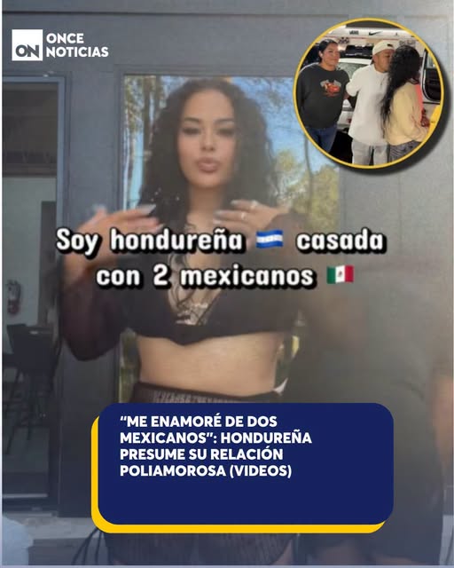 canal11hn's tweet photo. 😳🫣"La idea fue mía", aseguró la hondureña que ahora comparte en redes cómo es su relación poliamorosa junto a dos mexicanos.

👉 https://t.co/ooxTLmAYxw

#Hondureña #Viral #Poliamor https://t.co/HyUBfvzJRa