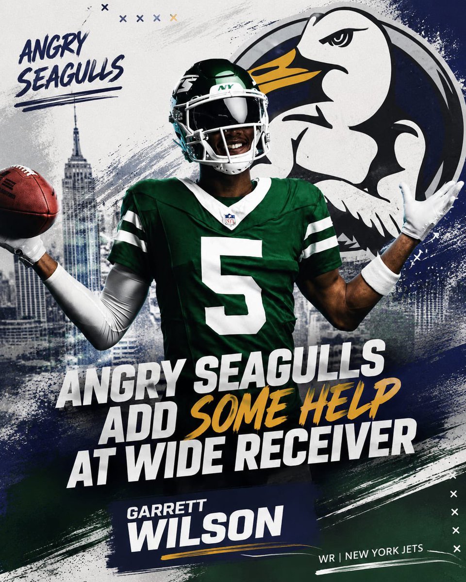 KeeperFootball_'s tweet photo. OFF THE BOARD 🚨 

4th and Inches acquire the 32nd pick from Angry Seagulls. They get the top available WR left on the market. They also receive #58 to complete the deal

GM Curty Tomlin stays patient in the rebuild, grabbing a couple useful pieces on the fly at a nice cost point https://t.co/BsMhfguuFU