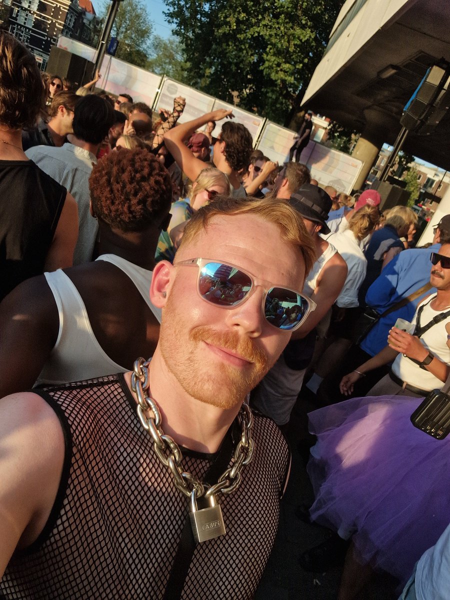 GingerLad97's tweet photo. Photo dump from Amsterdam Pride, such vibes and a great time with friends 🥵🔥 https://t.co/r4d3N9DymE