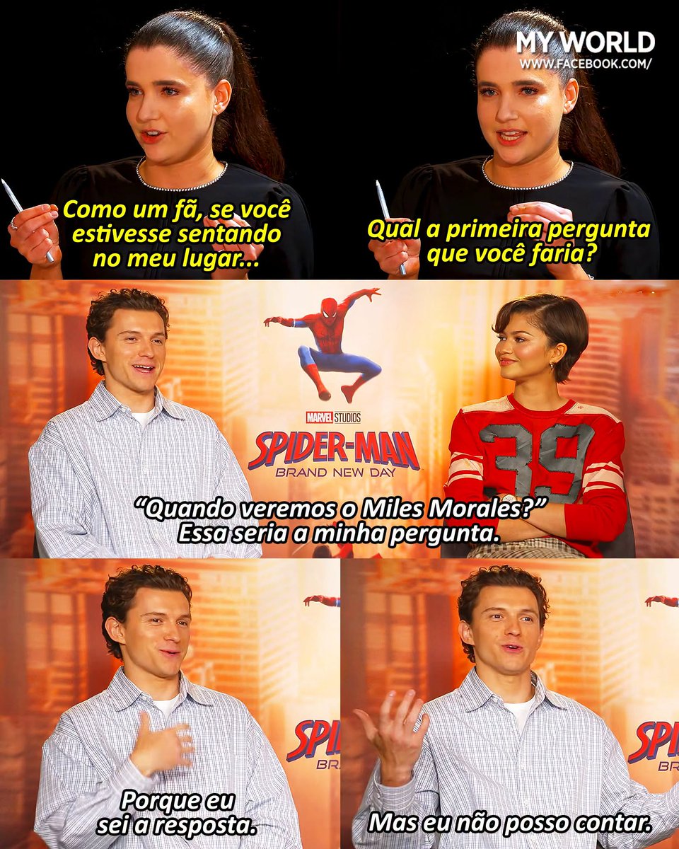 jlinzombie's tweet photo. Tom Holland já sabe quando o Miles Morales vai chegar no MCU. Isso quer dizer... aposentadoria? https://t.co/5R0l2sx1dS