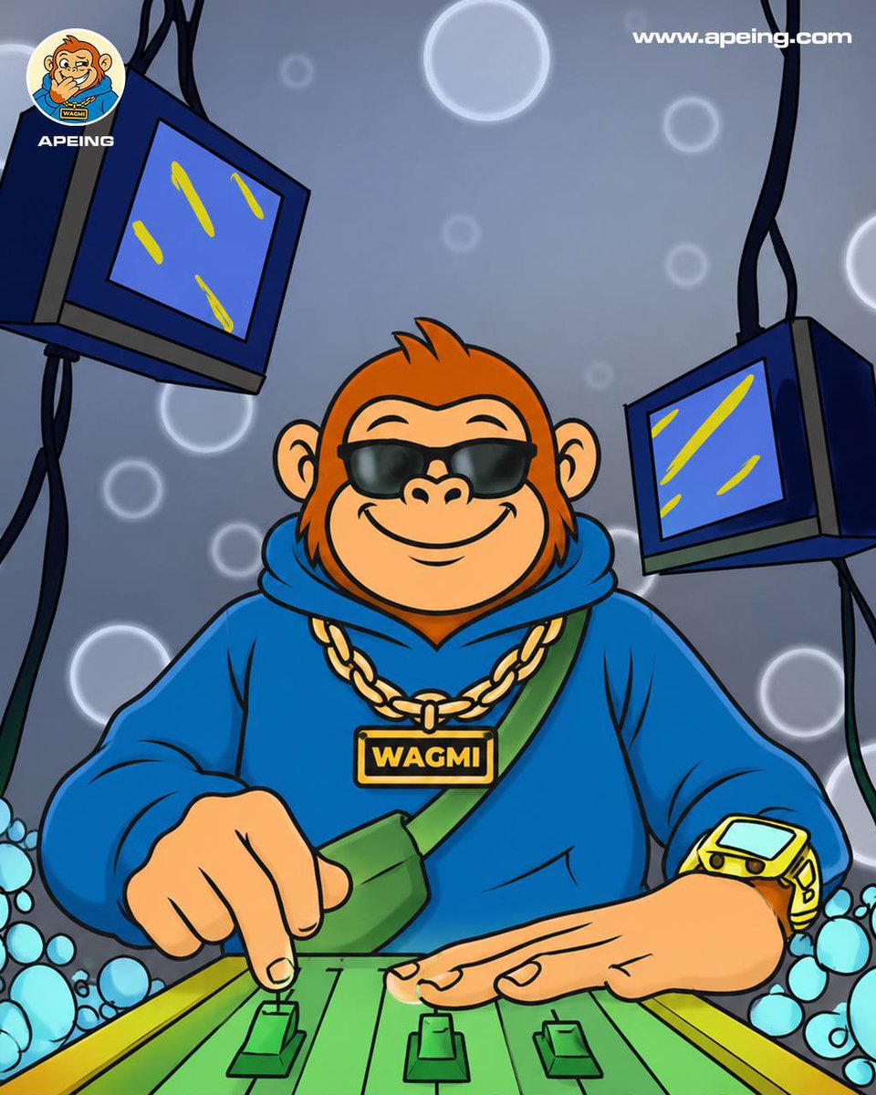 apeingcoin's tweet photo. When the market goes silent, that's when legends accumulate.
Iykyk 
Don’t get left behind this time!! 
Whitelist now 

#Apeing #memecoin #whitelist $APEING $DOGE https://t.co/n5G3Wih30q