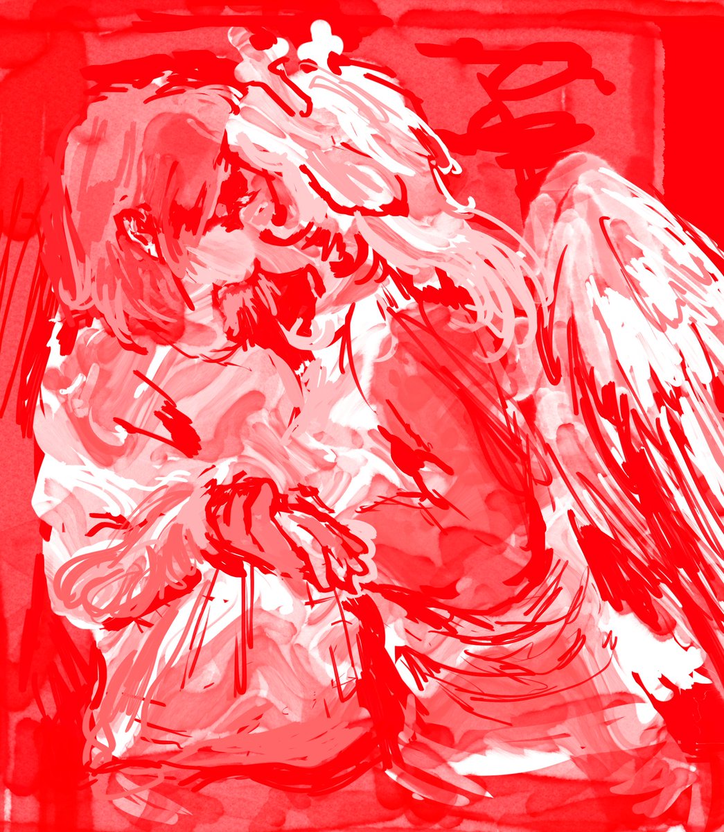 angel_accessory's tweet photo. also a #kriselle kiss inspired by Childhood's End 🥲 https://t.co/iFIYEAdsxW