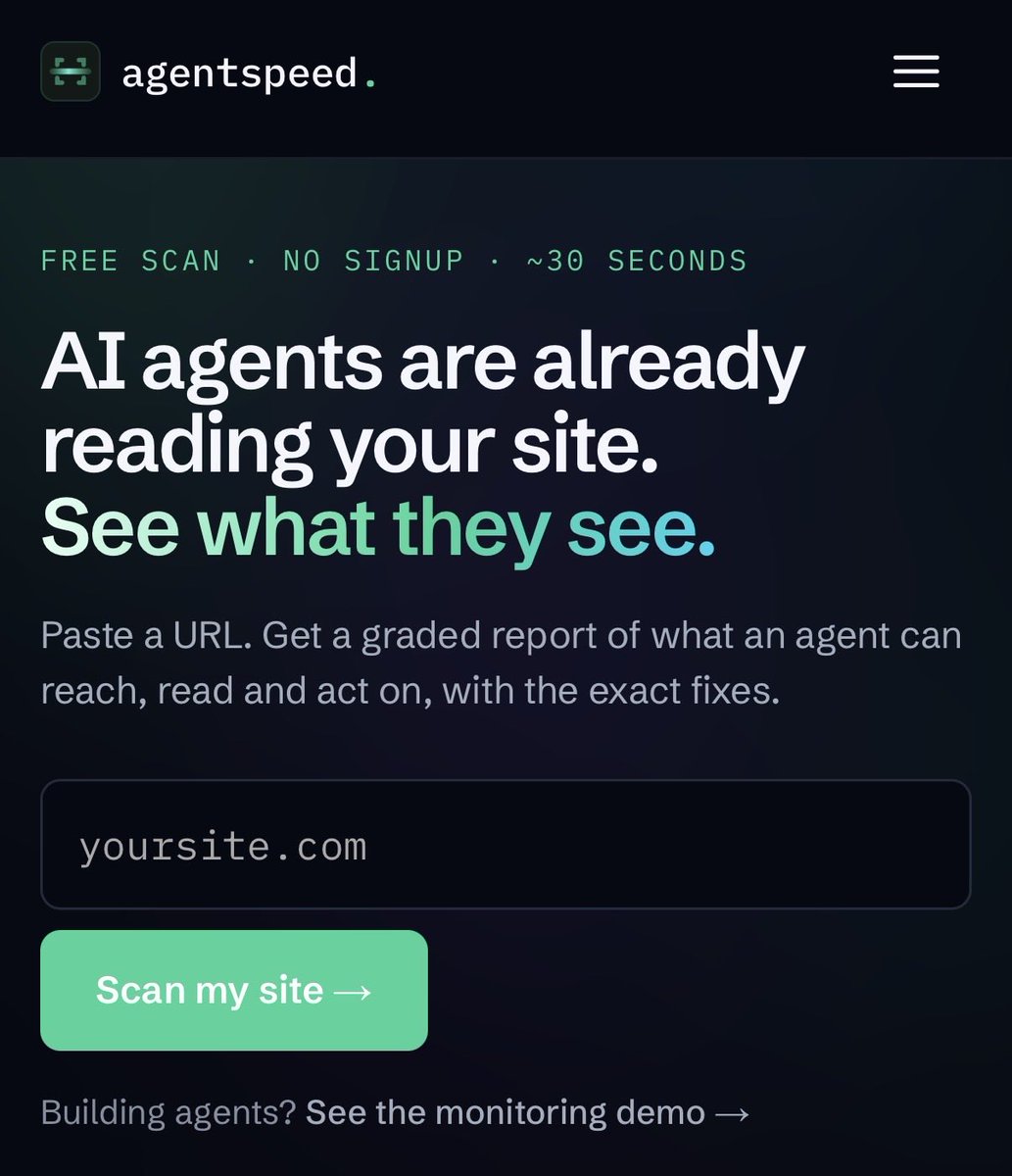 danieliuss's tweet photo. If you own a website, theres a decent chance ChatGPT and Claude can’t read it. 
A surprising number of sites block GPTBot and ClaudeBot in robots.txt. Nobody tells you - you just quietly stop showing up in AI answers.

https://t.co/GmClWkCHyB checks your site in 10 seconds. Free. 

Follow for more @AgentSpeedApp