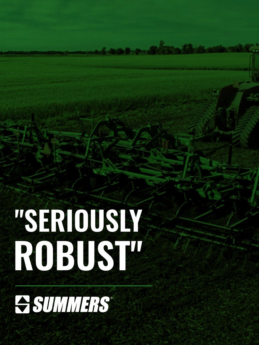 summersmfg's tweet photo. We like to say that our equipment is “Field Tested Tough.” But when a farmer refers to our Chisel Plow as “Seriously Robust”, we can go with that too. See for yourself: https://t.co/CPtCh1jutM https://t.co/fdt8Zr44ZD
