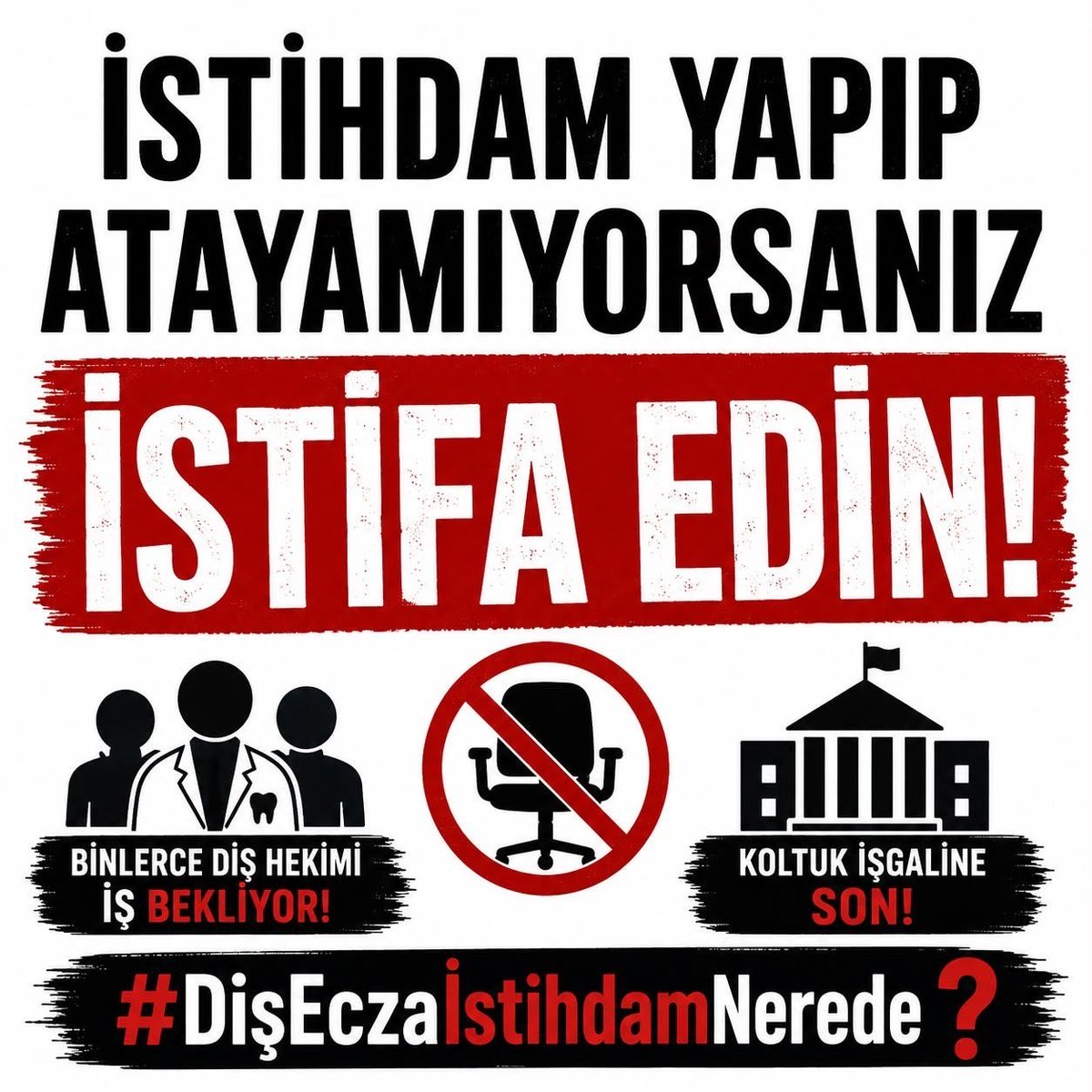 dtdaenerys's tweet photo. Mezun çok. Planlama yok. #DişEczaİstihdamNerede @suayipbirinci @erolozvar @drmemisoglu @DrYerebakan @RTErdogan @memetsimsek @tcbestepe @Akparti https://t.co/GZ4NNIqpMY