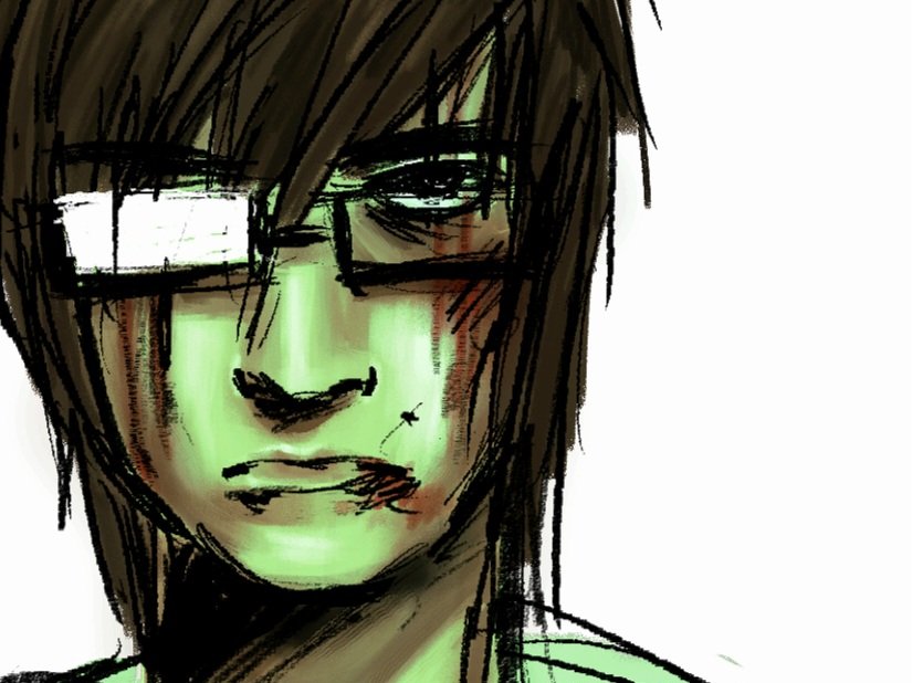 hey_4pple's tweet photo. Sorry guys im taking ages cs my mom insists that I should be my cousins tourist guide🫩 here's another WIP #marblehornets #alexkralie https://t.co/rAnIouBq20