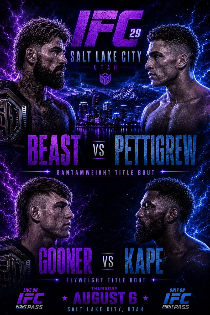 IFCSIM's tweet photo. IFC 29 OFFICAL POSTER AND ART SERIES 

@blackbeast_cup 
@KaiPettigrew 
@jazzlovesmma https://t.co/LSVvdsXRPC