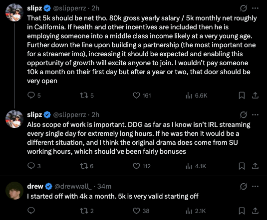 veryrelaxed's tweet photo. Speed and Lacy's cameramen:

We know that rate (which is only the base) is good. 

But im glad actual higher tier camera men are speaking up https://t.co/dj4YymDiGL