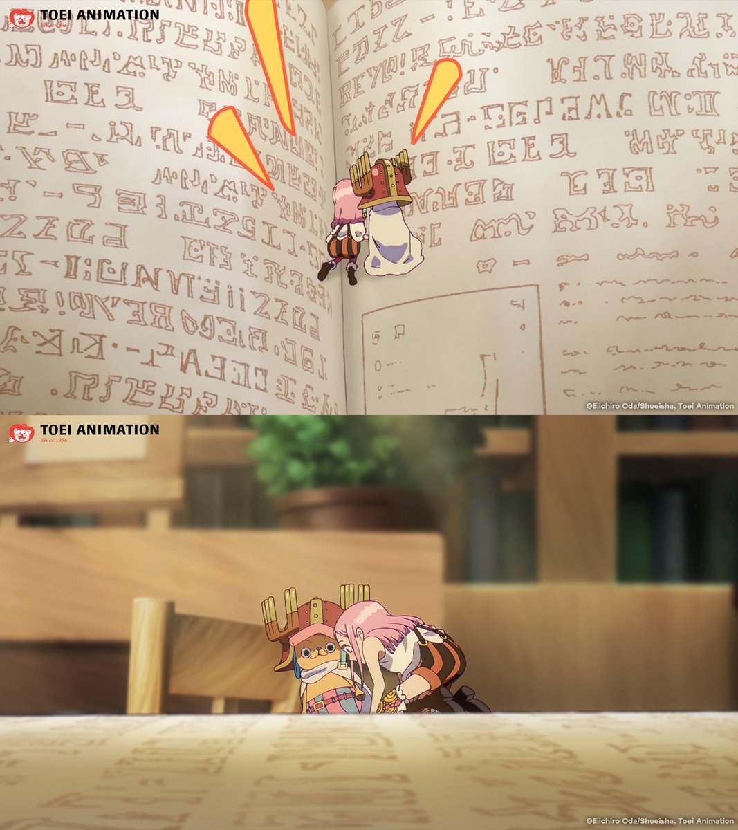 OnePieceAnime's tweet photo. Bonney and Chopper are this tiny 🤏🥹 https://t.co/tLggmqZLuy