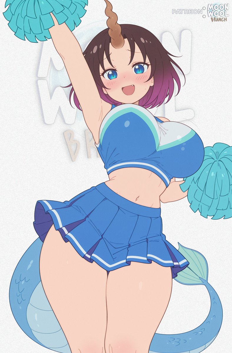MoonwoolBranch's tweet photo. Elma (Maid Dragon) - Sfw 🎊💙 https://t.co/fpR4Hpx7LW