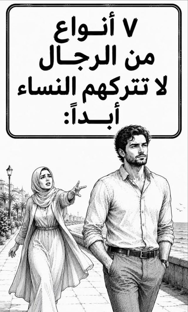 o4u3n's tweet photo. 7أنواع من الرجال لا تتركهم النساء أبداً.. https://t.co/9xiNwja5Nz