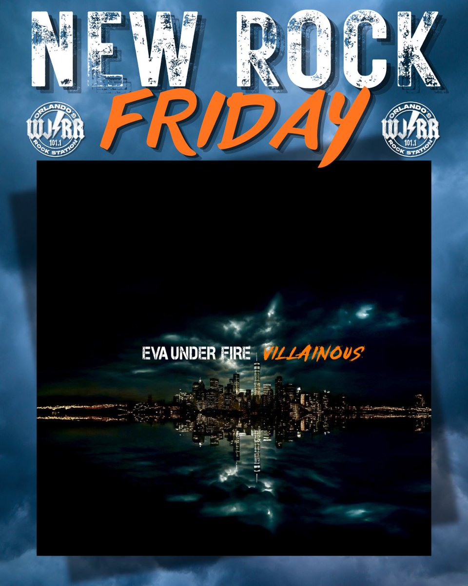 1011wjrr's tweet photo. New Rock Friday
We have your chance to win a digital download of Eva Under Fire – Villainous. Make sure you follow us on Instagram for more info. 

Bonus chances to win by leaving us a talk back on the iHeartRadio app with your favorite Eva Under Fire tune. https://t.co/a5PI11iTSp