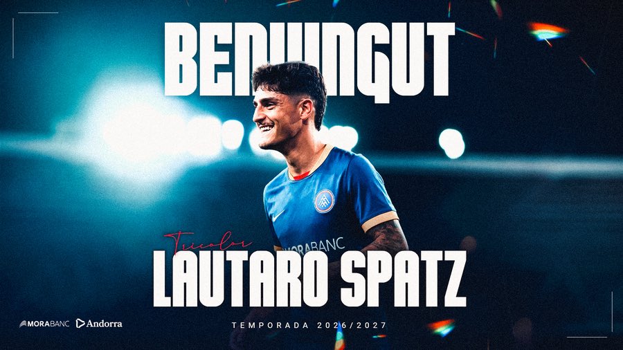 ElBalonDividido's tweet photo. ✅ 𝐎𝐅𝐈𝐂𝐈𝐀𝐋 | Lautaro Spatz refuerza la zaga del @fcandorra.

El central llega traspasado desde el @CanteraGrogueta y firma por dos temporadas más otra opcional. https://t.co/m4OMFydM3a