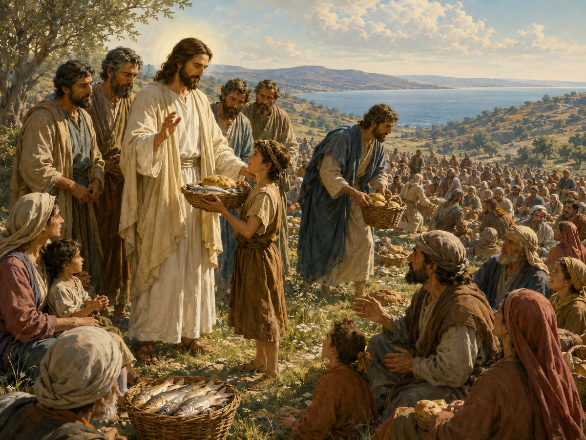 MattMeyer007's tweet photo. Feeding the Multitude

With compassion and abundance, Jesus blesses the loaves and fish, providing for the crowd and revealing a miracle of grace.

Created by Matthew Meyer https://t.co/ItYnnKnozd