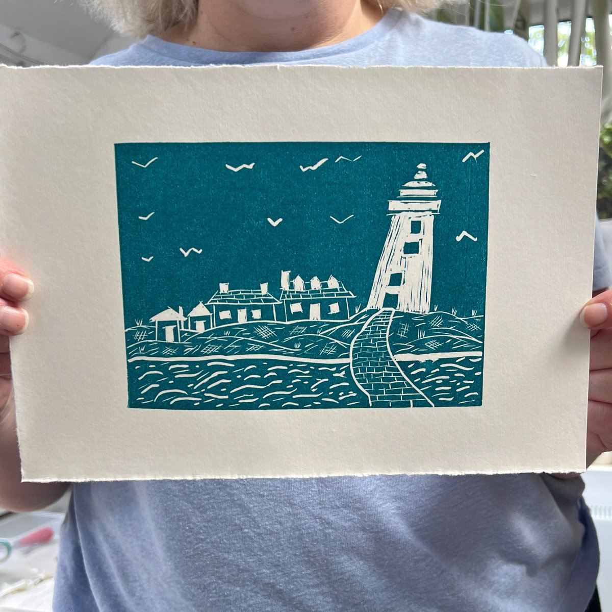 Design_York's tweet photo. Four fabulous linocut prints from Saturday’s beginner's linocut workshop.

#linocut #linoprinting  #printmaking #York #North Yorkshire https://t.co/zIY3vizHPA
