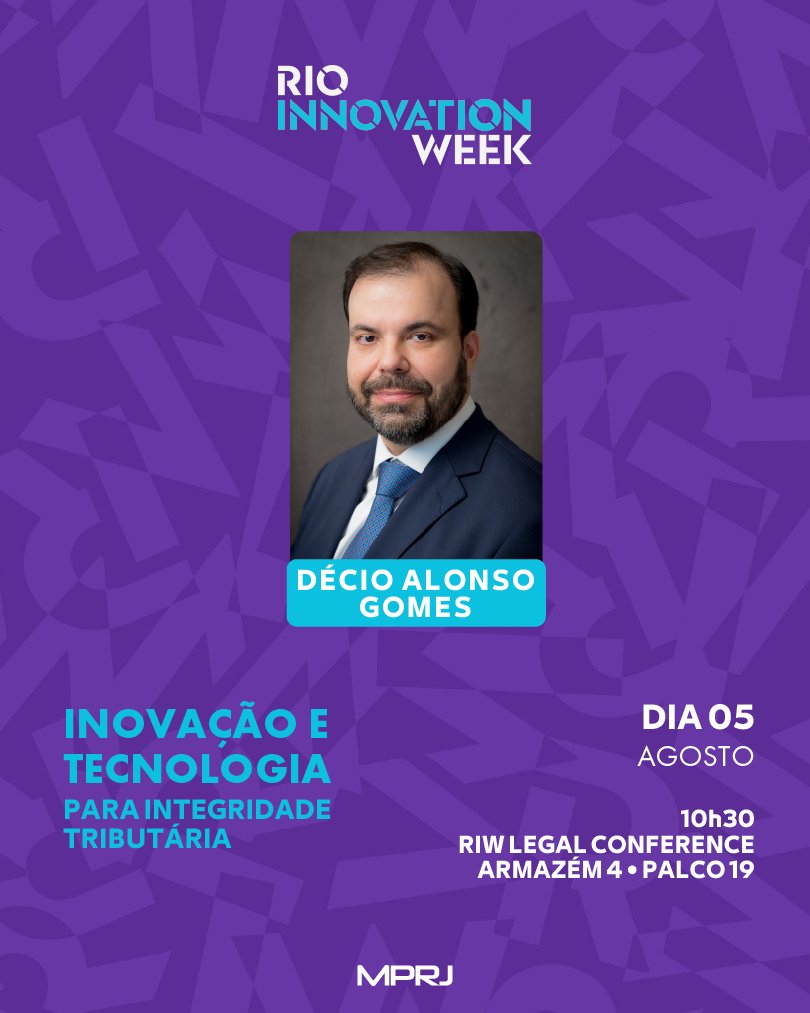 MP_RJ's tweet photo. RIO INNOVATION WEEK | Entre os dias 4 e 7 de agosto, o #MPRJ estará no maior encontro de tecnologia e inovação da América Latina, o @rioinnovationweek.
Ao longo do evento, procuradores e promotores de Justiça debaterão temas como inovação e tecnologia, proteção de crianças e adolescentes, liderança feminina, prevenção da violência contra a mulher e combate ao racismo.
Confira a nossa programação! 💜
Mais informações em nosso link da bio.
#MinisterioPublico #RJ #RIW2026 #RIW #Inovação #Tecnologia #ParaTodosVerem