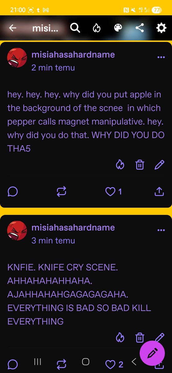 MiaHasAHardName's tweet photo. one could say i took the episode well. https://t.co/GncGTnlM76