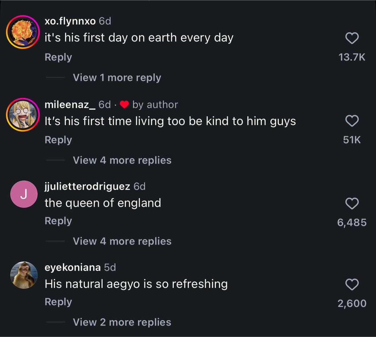 hyunebuns's tweet photo. i need you all to read these comments on this reel i found of tom holland https://t.co/cD3sJbpaCx