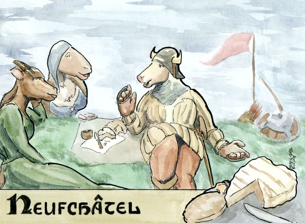 Bucky1803's tweet photo. A new addition to Le Grande Fromage series! 

Neufchâtel!

A Cheese said to be made in the shape of heart as a gift to Norman soldiers during the 100 Years War. However despite its multi hundred year old roots, it wasn't regulated until 1969. https://t.co/o5B8yKq2DE