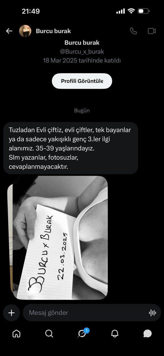 cift_servisi's tweet photo. Tuzladan evli çiftler tek kadınlar ve yakışıkl�� tekler için Teyit verebilen çift 
@Burcu_x_burak https://t.co/R0aWt3T6ur