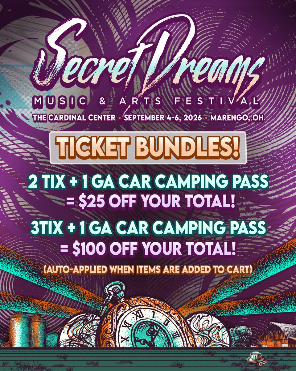 SecretDreamsOH's tweet photo. Some paths are just better traveled together..

No promo code. No extra steps. Your discount is automatically applied at checkout, making it easier than ever to gather your crew before the journey begins in almost less than a month.

Who are you locking in with? https://t.co/OeqvjEvtvb