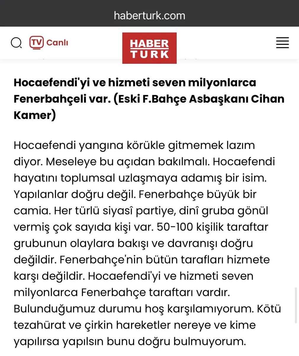 _samiyenonline's tweet photo. Fenerbahçe'nin transfer operasyonlarını yürüten Cihan Kamer'in geçmişte basına verdiği bazı röportajlardan birisi. https://t.co/0zgiAnqHm6
