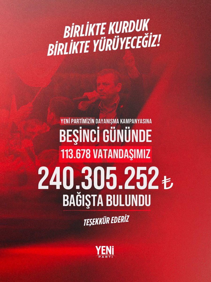 YENİ Parti tweet media