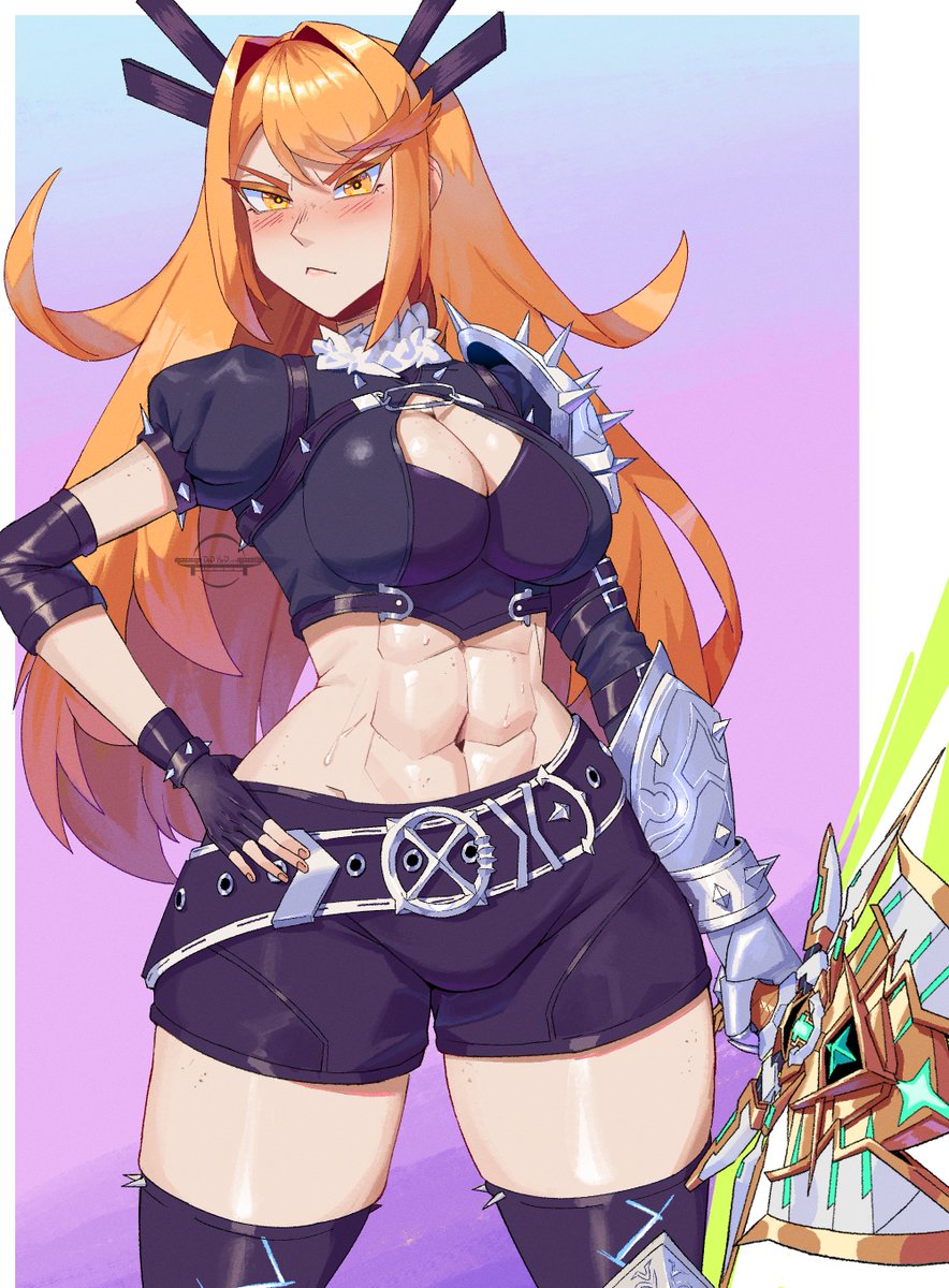 DeDHeD_art's tweet photo. Mythra in Magik's Outfit https://t.co/Q5Ht5nnBPd