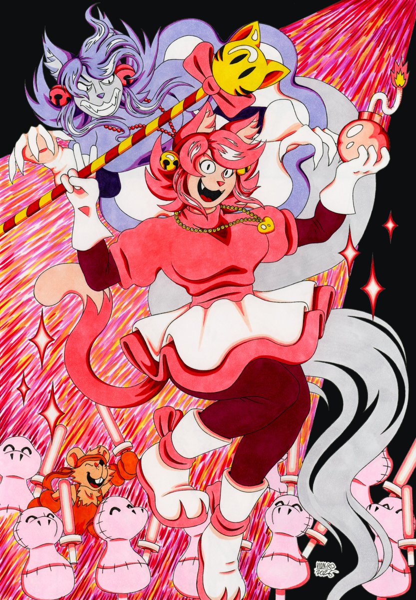 vionro's tweet photo. Deltarune - Cutie Mew Mew Magic
(ft. Pink, Maddie, and Orange) #Deltarune https://t.co/k4Xponmpzl