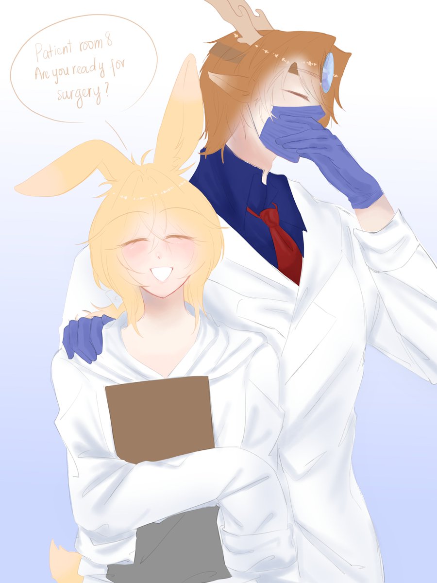 OutoftheBlv3's tweet photo. lazyyyy but still draw healthybunny~
#animalhospital #healthybunny #harltern https://t.co/1YYiBHPery