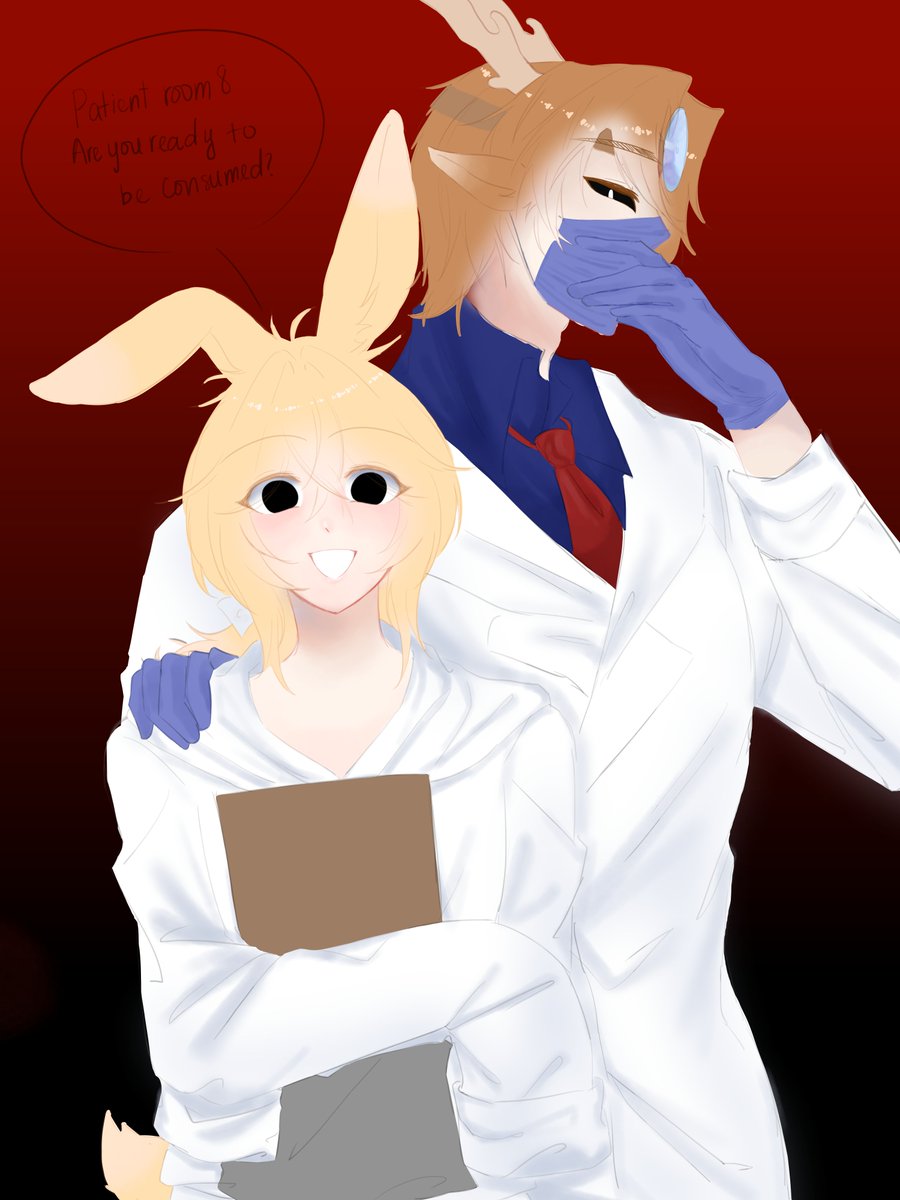 OutoftheBlv3's tweet photo. lazyyyy but still draw healthybunny~
#animalhospital #healthybunny #harltern https://t.co/1YYiBHPery