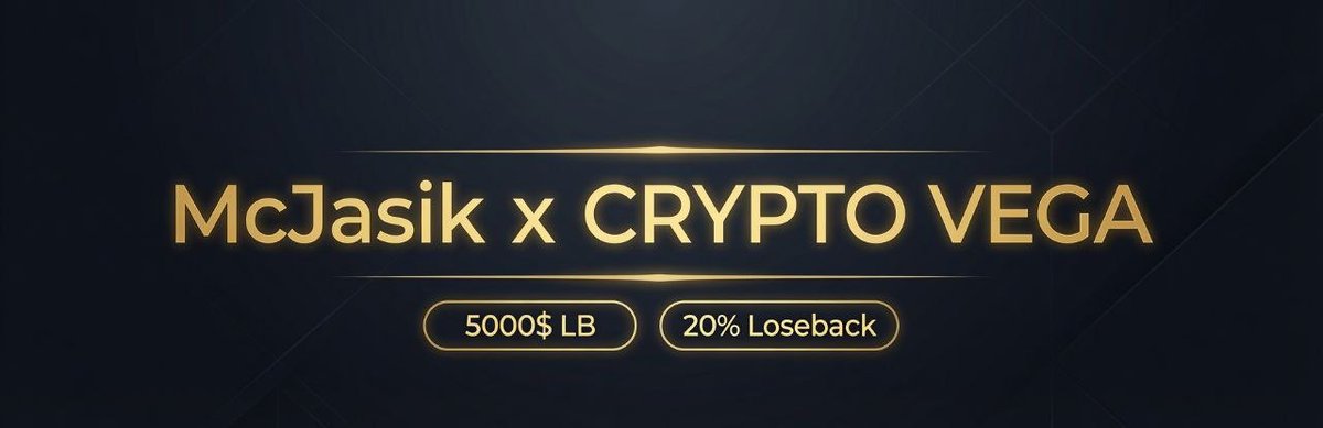 rgLyCS's tweet photo. 🎁McJasik x CryptoVega 5000$ wager contest and 500$ Giveaway!❤️

‼️Random retweet 2x50$

✅ Sign up here https://t.co/7Cmwc3SheG and use code "mcjasik" on registration.

✅Wager 100$ on any slot, live casino or originals without restrictions on CryptoVega using link and code "mcjasik" and get 1 entry > unlimited entries + you will entry as well on the 5000$ LB here https://t.co/7x2Js3Mhrd

🥇250$
🥈100$
🥉50$

⏰Rolling in 14 days!

#CryptoGiveaway #Giveaway
