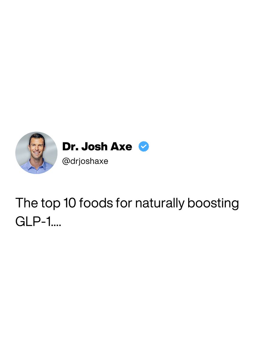 drjoshaxe's tweet photo. If you want the full breakdown on how to work with your body's own GLP-1 system, as well as the myths behind weight loss that I'm here to debunk, my masterclass walks you through it all. Click the link to access now: https://t.co/5s16JxmPky https://t.co/veKiYjVwJU
